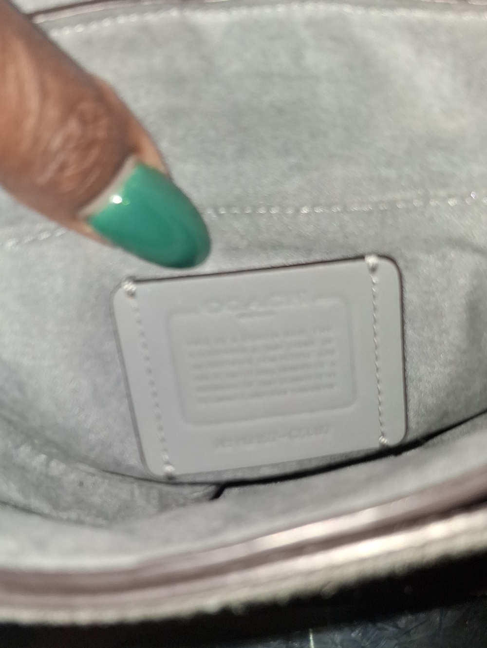 Coach Kleo Saddle Bag Gray Crossbody Bag - Picture 11 of 11